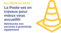 FERMETURE TEMPORAIRE DE LA POSTE