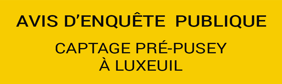 Avis d'enquête publique 