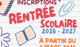 Rentrée scolaire 2026 - 2027
